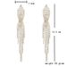 Unisex New Small Jewelry Wholesale Popular Exquisite Claw Chain Rhinestone Tassel Earrings Earrings Trend_ipsvogv.com