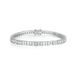 new Box Chain White Zirconium Bracelet S925 Silver Inlaid Single Row Of Colored Diamonds Hand Jewelry For Men And Women Fashion All Match_ipsvogv.com