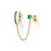 Women's Jewelry Fashion All Match Single Row Diamond Earrings Ins Tassel Personality Earrings Ear Buckles Female Trendy Earrings_ipsvogv.com