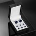 Men's Cufflinks French Shirt Blue Round Fiber Cufflinks Cuff Nail Set Fiber Cufflinks_ipsvogv.com