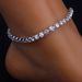 fashion single row naked diamond Anklet women's beach party all-match personality shiny charming rhinestone jewelry Anklet_ipsvogv.com