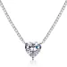 S sterling sier love heart designer necklace sweet wedding jewelry choker nature austrian crystal sailormoon full_ipsvogv.com