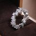 Cao Shi Recommends A New Creative Leaf Shaped Zircon Ring For Gatherings, Travel, And Women's Tail Rings_ipsvogv.com