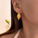 INS Fashionable INS Retro Titanium Steel Hollow Oval Earrings_ipsvogv.com
