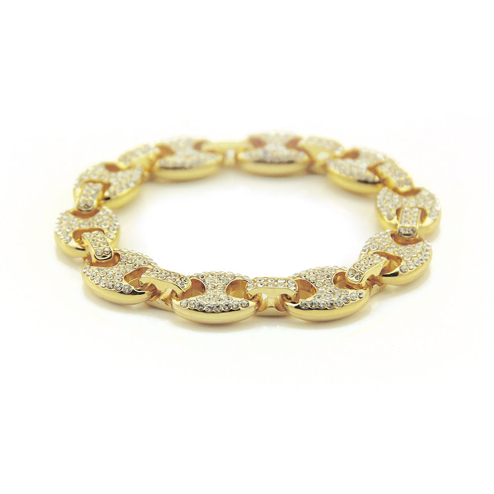 Accessories: hip-hop coffee beans, pig nose buckle, set with diamonds, Cuban men's full diamond necklace, pendant_ipsvogv.com
