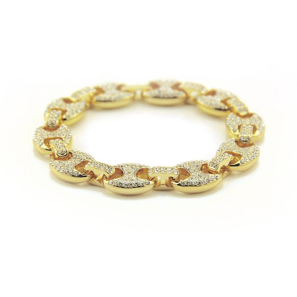 Accessories: hip-hop coffee beans, pig nose buckle, set with diamonds, Cuban men's full diamond necklace, pendant_ipsvogv.com