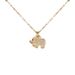 Rose Gold Lucky Elephant Necklace, Female Titanium Steel Trendy Internet Celebrity, Cute Student Pendant, Decorative_ipsvogv.com
