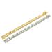 Men's creative new product full diamond 8-shaped Cuba necklace Fried Dough Twists knot personality hip-hop collar chain_ipsvogv.com