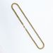 Stainless Gold, Woven, Double Button, Four Sided Ground Necklace, Titanium Steel, Thick And Wide Cuban Chain, Men's_ipsvogv.com