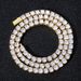 Men's Jewelry Necklace Hip Hop 3mm4mm5mm Wide Spring Buckle Hip Hop Tennis Chain Micro Inlaid Single Row Zircon Hip Hop Necklace_ipsvogv.com