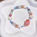 Macaron Colored Ceramic Conch Bead Niche Design, Fresh And Sweet Bracelet, Best Friend Dopamine Bracelet_ipsvogv.com