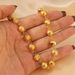 Classic Gold Plated Bead Bracelet Style Women's Bridal Wedding Luxury Party Jewelry Gift_ipsvogv.com