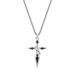 Cross Necklace With Ring, Titanium Steel, No Fading, Simple, Trendy, Hip Hop, Versatile, Autumn And Winter, Long Sweater Chain_ipsvogv.com