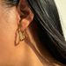 Spot Factory Fashionable Niche INS Retro Vintage Irregular Spiral G Earrings_ipsvogv.com
