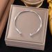 M Ö Bius Stainless Steel Female Ins Cold Style Niche Design Simple Fashion High End Bracelet_ipsvogv.com