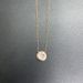 Home Circle Pendant Double T Women's Diamond Set White Beike Niche Clavicle Chain Design Fashionable Beimu Necklace_ipsvogv.com