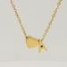 Titanium Steel Love Letter Necklace Female Simple K Stainless Steel 26 English Letter Pendant Clavicle Chain_ipsvogv.com