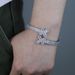 Women's Jewelry Hip Hop Butterfly Zircon Cuff Bracelet For Women, Fashion Statement Boho Chic Bangle, Adjustable Sizes 58mm-62mm_ipsvogv.com