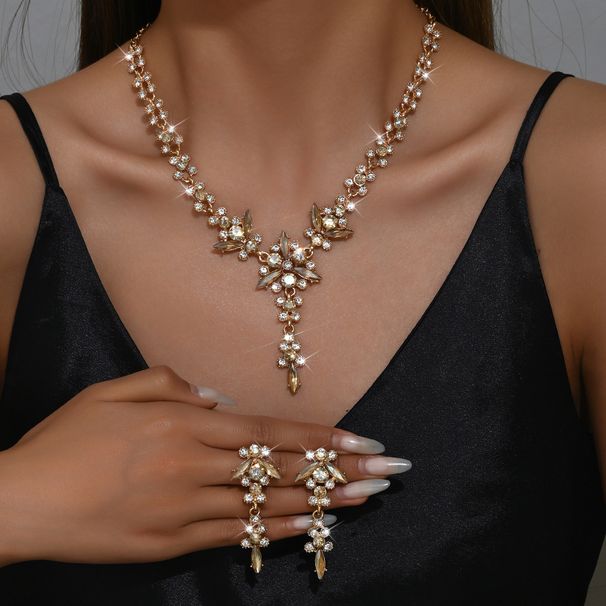 Women’s Jewelry Set Fashion Best Selling Jewelry Bridal Necklace Earrings Set Fashion Wedding Dress Banquet Dress Jewelry_ipsvogv.com