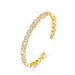 Women's Jewelry K Copper Inlaid Zircon Tennis Chain Fashion Design Dating Commuting Open Adjustable Bracelet_ipsvogv.com