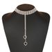 The Bride's Semi-circular Fashionable New Heart-shaped Pendant Diamond Necklace With Water Diamonds_ipsvogv.com