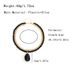 Small Retro Simple Big Water Drop Pendant Necklace Double Layer Beaded Clavicle Chain_ipsvogv.com