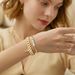 Simple Style Solid Color Titanium Steel Bracelets In Bulk_ipsvogv.com
