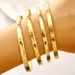 Fashionable Retro Simple Flower Heart Pattern Bracelet Mix And Match Open Stacking Bracelet Jewelry Style Combination_ipsvogv.com