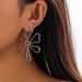 Simple Metal Winding Line Flower Stud Earrings, High-end Sense Niche Design Temperament Ins Wind Sweet Ear Jewelry Tide_ipsvogv.com