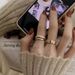 French Trend, Minimalist Style, Double-layer Women's Fashion Temperament, Geometric Irregular Opening, Index Finger_ipsvogv.com