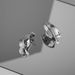 Retro Plated Titanium Steel Irregular Melon Seed Hollow Earrings_ipsvogv.com