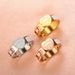 stainless steel rings niche cold style hollow heart shaped asymmetrical niche all match ins style love ring_ipsvogv.com