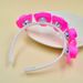 Disco Earrings Pink Cowboy Hat Laser Ball Disco Punk Accessories Female Jewelry_ipsvogv.com