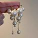 Women’s Jewelry Set Fashion Romanticism~Holiday Style Pearl Tassel Earrings New Style Niche Design Light Luxury High End Earrings For Women_ipsvogv.com