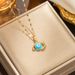 Micro Inlaid Devil's Eye Titanium Steel Fashionable And Individually Colorless Anti Allergy Necklace Copper Plated True_ipsvogv.com
