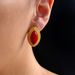 Women's Jewelry K Real Gold Electroplating Simple And Versatile Colorful Horse Eye Stone Earrings_ipsvogv.com