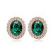 Unisex popular fashion earrings,crystal rose gold plated earrings_ipsvogv.com