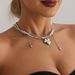 ins Light Luxury Fashion Moon Mango Star Fringed Collarbone Chain Glass Rice Bead Beaded Necklace Female_ipsvogv.com
