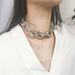 Jewelry Minimalist Punk Hip-hop Mix Match For Men And Women Exaggerated Handmade Aluminum Chain Necklace_ipsvogv.com