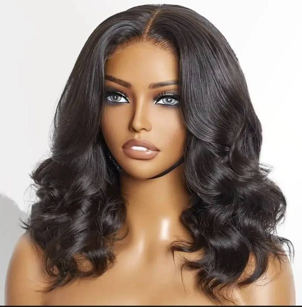 Short Bob Wigs Body Wave 13x4 Transparent Frontal Bob Wigs Brazilian 180% Pre Plucked With Baby Hair Human Hair Wigs For Women_ipsvogv.com