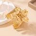 Round flower women's bracelet French personalized leaf hand jewelry_ipsvogv.com