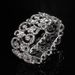 New Style Alloy Korean Version Trendy Women's Jewelry Hollow Flower-Shaped Diamond-Encrusted Bride Bracelet Bangle_ipsvogv.com