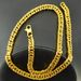 Necklace Stainless Steel Yellow Chain Classics Lobster Buckle-5mm Width_ipsvogv.com