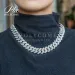 Sier Ice Out 12mm 15mm 18mm 20mm Diamond Chain Mens Moissanite Rapper Hip Hop Chain Cuban Link Gift_ipsvogv.com