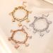 Double Layer Titanium Steel Bracelet For Women With Niche Design, Multi-layer Frosted Butterfly Fashion And Personalized_ipsvogv.com