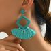 Hip Hop Fashion Commuting Style Personalized for Women's Versatile Bead Earrings, Small and High end Tassel Earrings_ipsvogv.com