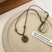 New Chinese Style Green Safety Buckle Necklace, Light Luxury And High-end Feeling, Niche Design, Versatile Collarbone_ipsvogv.com
