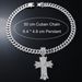 Hip Hop Cross Full Diamond Personalized Necklace Trendy Men's Pendant Accessories_ipsvogv.com