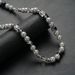 Splicing Pearl Necklace Men's Titanium Steel 2024 New Accessories Ins Trendy Hip-hop Versatile Sweater Chain Women_ipsvogv.com