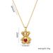 Cute Little Bear Pendant With Women's Collarbone Chain Design Sense, Unique Accessories, Trendy Necklace_ipsvogv.com